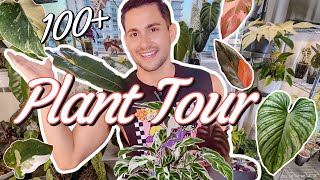 My ENTIRE Houseplant Collection  100 Plant TOUR Rare amp Common [upl. by Nwahsel977]