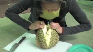 How to Cut and Prepare Durian Fruit [upl. by Algar]