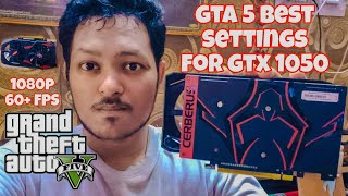 GTA 5 Bast Settings For GTX 1050 OC Edition 2GB GDDR5 Graphics Card 1080p 60FPS Gameplay [upl. by Llorrac]