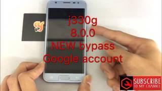 SAMSUNG J330GJ3 pro v800 frp bypass google account NEW VERSION [upl. by Clea]