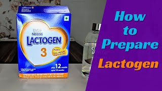 How to make Lactogen Formula Milk  Step by Step Preparation [upl. by Luhe913]