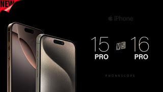 iPhone 16 Pro vs iPhone 15 Pro [upl. by Zzahc]