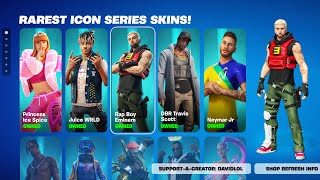 25 Rarest Icon Skins in Fortnite [upl. by Vassar636]