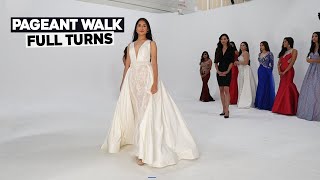 Pageant Runway Walk  How To Do Full Turns At Your Beauty Pageant  Tips And Training [upl. by Meara373]