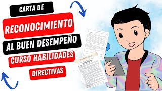 CURSO DE HABILIDADES DIRECTIVAS Y CARTA DE RECONOCIMIENTO AL BUEN DESEMPEÑO 2024 [upl. by Xam]