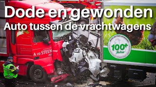 Dode en gewonden bij ernstig ongeval op A50 [upl. by Aytak]