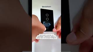🤓 Você já conhece o Interruptor Inteligente com tomada Funciona por app e assistentes de voz 🗣️ [upl. by Ardis541]