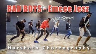 Bad Boys  Emcee Jesz  Beginners Adult batch  Harshath Choreography [upl. by Anirb]