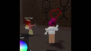 Please dont break my heart ❤️  roblox edit with my lil sister [upl. by Ayidan]