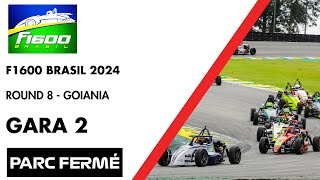 F1600 Brasil 2024  Round 8 Goiania  Gara 2 [upl. by Geralda]