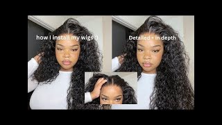 DETAILED Wig Install Tutorial In Depth Beginner Friendly Ft Asteria Hair 1080p [upl. by Aleemaj]