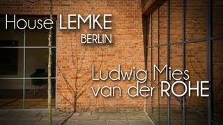 Ludwig Mies van der ROHE  Haus LEMKE [upl. by Llehsar]