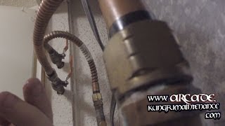 Stop Hot Water Hydronic Heater Supply Lines Compression Fittings Leaking Repair Video [upl. by Illac637]