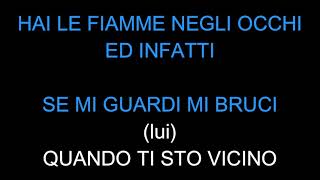 Coma Cose  Fiamme Negli Occhi  Karaoke [upl. by Huba]