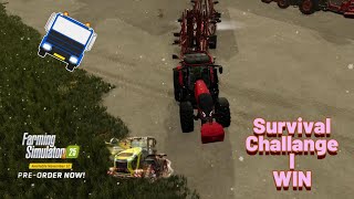 Fs 22 Survival Challange Competting against Daggerwin amp ChainSaw100 Ep 75 [upl. by Papotto]