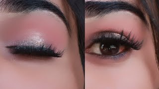 Try This Easy Brown Eye Makeup for Hooded Eyes Brown Matalic Eye lookmakeup eyemakeup [upl. by Aileme]