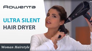 Dry your hair with the ultra silent Rowenta Slience AC hair dryer [upl. by Anaiad]