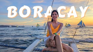 Best Bits of BORACAY Beaches amp Paraw Sailing  PHILIPPINES [upl. by Elletsyrc]