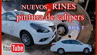 Como Nuevos Pintura Rines Y Calipers NISSAN VERSAMARCH [upl. by Tilney]