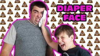 Kid Temper Tantrum Puts FAKE Poopy Diaper In Daddys Face As PRANK Original [upl. by Aeila545]