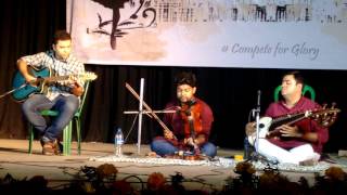 Piku Theme Cover  Sarod SanandamViolin Nirban and Guitar Agniban [upl. by Nevile826]