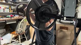 Ez bar reverse curls 40lbs for 15 [upl. by Averill]