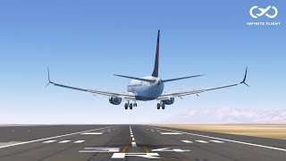 Crosswind Landing  Airliner Tutorial [upl. by Saimon]