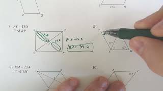 Properties of Parallelograms Kuta Software [upl. by Guillema]