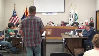 Quartzsite Town Council Work Session Discussion 72324 Backflow Review [upl. by Kcirevam687]