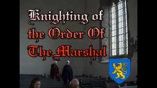 Sir Gerard Order of the Marshal Knighting Ceremony [upl. by Eelram]