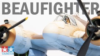 Tamiyas 148 Bristol Beaufighter MkVI  Full Build  HD [upl. by Holds]