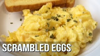 How to Make the Perfect Cheesy Scrambled Eggs [upl. by Alcina]