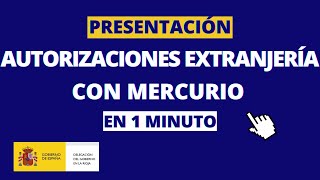 Presentación de solicitudes telemáticas de autorizaciones de Extranjería [upl. by Vickey]