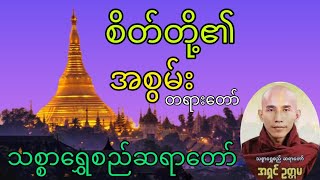 Dhamma စိတ်တို့၏အစွမ်းတရား​တော် သစ္စာ​ရွှေစည်ဆရာ​တော် [upl. by Annaiel533]