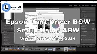 Epson Print Driver Black amp White Setup Using ABW [upl. by Soane]