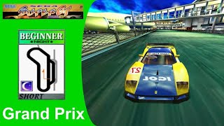 Sega Super GT  Beginner Night Mirror  Grand Prix [upl. by Wappes684]