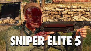 Sniper Elite 5 Gameplay Deutsch 06  Das Herrenhaus der Deutschen [upl. by Carmon]