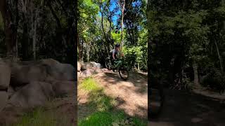 Start of 8 MILES HIGH at localized BIKE PARK viralshort shorts mtb [upl. by Kreitman118]