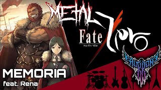 FateZero ED  MEMORIA feat Rena 【Intense Symphonic Metal Cover】 [upl. by Yelyab166]