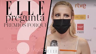 ELLE pregunta en la alfombra roja de los Premios Forqué  Elle España [upl. by Tutt234]