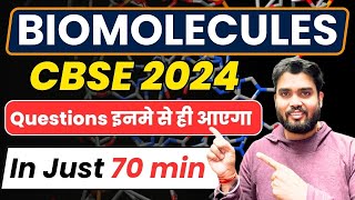 Biomolecules Class 12 One Shot  CBSE 2024 CHEMISTRY  चाणक्यनीति 5O  AB SIR [upl. by Cathi]