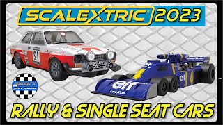 Scalextric 2023 releases  Rally and Single Seat Slot Cars [upl. by Brodeur]