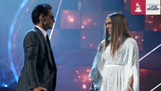 Marc Anthony amp Jennifer López performance Beso Latin Grammy 2016 [upl. by Anoyek]