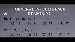 GENERAL INTELLIGENCE amp REASONING  Reasoning Previous year solved question paper of SSC  Part 33 [upl. by Binky]