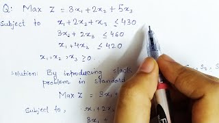 Lec 6 Simplex Method Maximization Problem In Hindi  Solve an example  Operation Research [upl. by Kinsman845]