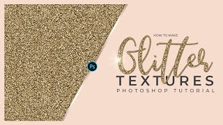 GLITTER PHOTOSHOP TUTORIAL Basic Glitter Texture [upl. by Anilak415]