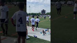 Zarion Zay Flowers football camp [upl. by Laine]