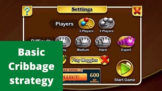 Cribbage strategy tips and game walkthrough [upl. by Lorilyn]