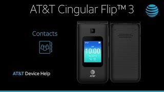 Learn about Contacts on the ATampT Cingular Flip™ 3  ATampT Wireless [upl. by Certie]