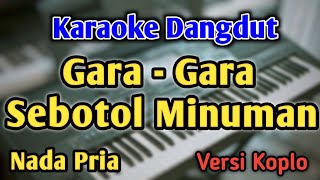 GARA GARA SEBOTOL MINUMAN  KARAOKE  NADA PRIA COWOK  Versi Koplo  Shinta Arsinta [upl. by Chase952]